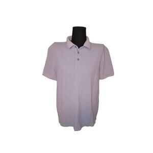 Ted Baker London Light Purple Waffle Knit Polo Size 4 Large